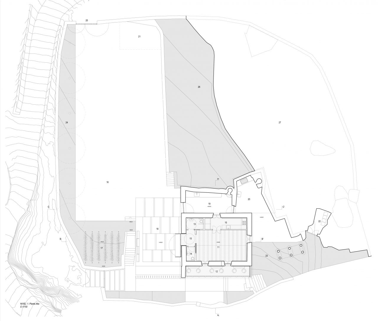 Propuesta premiadda cuarto puesto concurso de arquitectura muimenta Carballeda de Avia